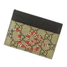 Gucci ophidia gg web wallet 598662 dj2dg 4178. Brown Gucci Gg Supreme Kingsnake Card Holder Designer Revival