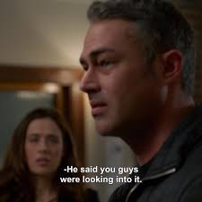 Severide Tells P.D. That Roman is Back