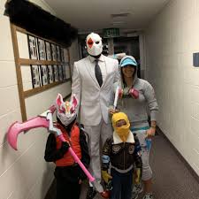Not sure where you can buy one at? Awesome Family Fortnite Costumes Wildcard Teknique Drift And Raptor Fortnitebr