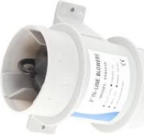 3 Inch 12V Silent Inline Blower ABS Inline Marine Bilge Air Blower Fit for  Yachts Boats Air Circulation