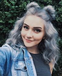Space Buns Waves Hair Styles Grunge Hair Hairstyle