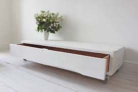 This contemporary coffee table will add simple elegance and functionality to your living room. Molton White Coffee Table With Drawer On Castors By Urban Grain Notonthehighstreet Com
