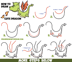 See full list on howtodrawforkids.com Easy To Draw Dragon For Kids Novocom Top