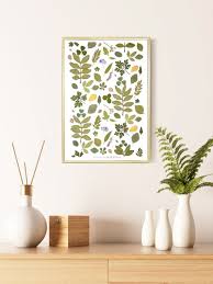 Herbier Deco Green Art Des Fleurs Pressees Fleurs Sechees Fleurs Pressees