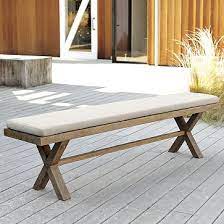 Dining chair cushions for comfortable seating. Jardine Bench Cushion