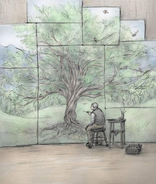 Niggle's Tree, AI generated