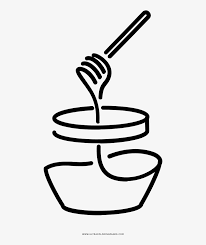 Download and print free honey badger coloring pages to keep little hands occupied at home; Honey Jar Coloring Page Honey Png Image Transparent Png Free Download On Seekpng