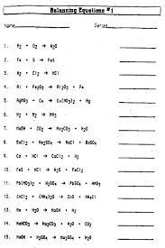 _____ writing and balancing equations worksheet sto.1 balance a chemical equation. Balancing Chemical Equations Worksheet Balancing Chemical Equations Worksheet