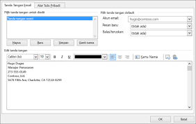 Maybe you would like to learn more about one of these? Membuat Dan Menambahkan Tanda Tangan Ke Pesan Outlook