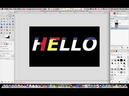 Youtube Gimp Tutorial Gimp Photo Editing Transparent Text