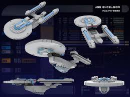 The class appears to be an intermediate design between the excelsior and galaxy classes. Lego Star Trek Excelsior Class Lego Star Trek Cool Lego Creations Lego