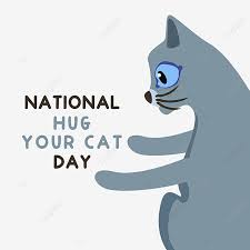 On june 4, your cat may scratch you, because being held isn't really their thing. Simple Gray And Blue National Hug Your Cat Day National Hug Your Cat Day Cat Embrace Png Transparent Clipart Image And Psd File For Free Download