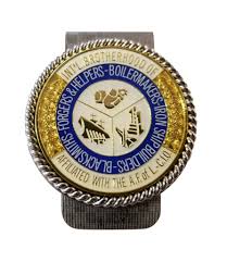Union Boilermakers Int Logo Money Clip Bw Mc Bm Boilermakers Mcs Boilermaker