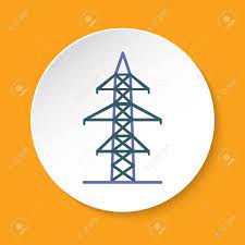 2.4 ghz there exists two eirp power limits for the 2.4 ghz band, one for 802.11b rates with cck modulation (1, 2, 5.5 and 11 mbps) and one for 802.11g/n rates with ofdm modulation. Power Line Transmission Tower Icon In Flat Style On Round Button Royalty Free Cliparts Vectors And Stock Illustration Image 97910547
