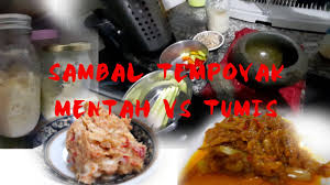 Sambal tempoyak terbuat dari daging durian yang. Dua Cara Buat Sambal Tempoyak Mentah Dan Tumis Youtube