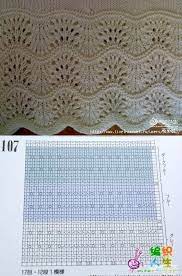 The pattern is a classic called feather and fan. Feather And Fan Lace Edge Stitch Knitting Knitting Kingdom Lace Knitting Stitches Knit Stitch Patterns Lace Knitting Patterns