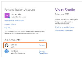 Then choose 'delete account' and confirm. Github Accounts Are Now Integrated Into Visual Studio 2019 Visual Studio Blog