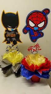 Baby Shower Theme Centerpieces Batman Baby Shower Marvel Baby Shower Superhero Baby Shower