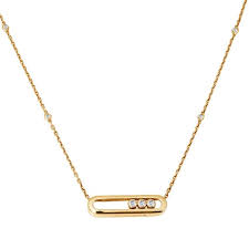 Founded in 2005, the messika maison is now firmly anchored in the french jewelry tradition. Messika Baby Move Diamond 18k Yellow Gold Pendant Necklace Messika Tlc