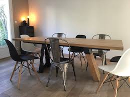 Découvrez nos enfilades industrielles, buffets, armoires nous sommes guidés par notre passion pour le mobilier industriel, et une rigueur dans le choix des. Table Industrielle Pied Fonte Et Plateau Ancien Plancher Wagon Chene Steel Loft Paris