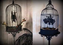 Birds On The Bat Forum My Take On The Bat In A Cage Project Inspired By Marc Davis Concept Art For The Haunted Mansion Victorian Halloween Haunted Mansion Halloween Halloween Porch