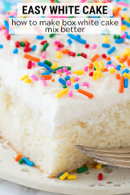Easy White Cake Easy Birthday Cake Recipes Best Birthday Cake Recipe Cake Recipes For Kids