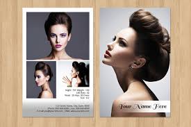 Folding comp cards & custom size. Model Comp Card On Behance