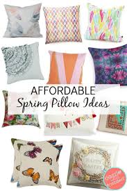 Spring Throw Pillow Ideas How To Decorate For Spring How To Decorate With Throw Pillows How To Decorate A Couch Pillows Spring Pillows Spring Throw Pillows