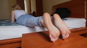 Giantess Crushing Him with My Big Stinky Feet