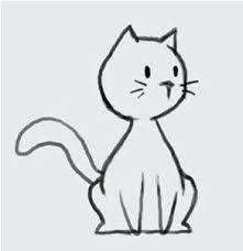 Cute Simple Dog Drawings Bing Images Simple Cat Drawing Cartoon Cat Drawing Cats Illustration