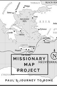 Missionary Map Project Paul S First Missionary Journey Homeschool Homeschooling Paulsmissionarytri Paul S Missionary Journeys Map Projects Missionary Trip