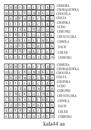 Wyrazy Z Ch Education Lesson Word Search Puzzle