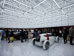 Ces Audi S Crazy Lights Notcot Facade Architecture Booth Design Temporary Architecture