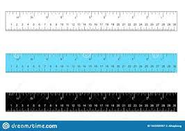 Rulers Inch and Metric Rulers. Scale for a Ruler in Inches and Centimeters  Stock Vector - Illustration of horizontal, centimeters: 163255957