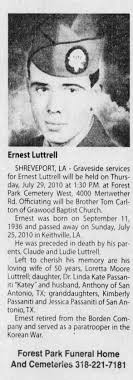 Ernest Luttrell (1936-2010)