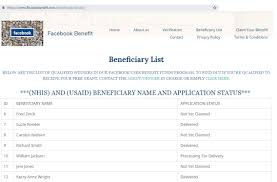 Example of the grant lotto format; Facebook Lotteries To Avoid With Help From Aa419 Security Boulevard