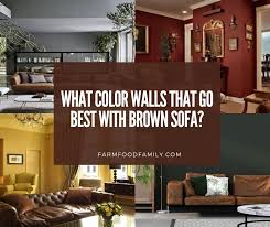 Light walls may also make a room sense a lot more large and cheery. What Color Walls That Go Best With Brown Sofa 30 Ideas With Photos