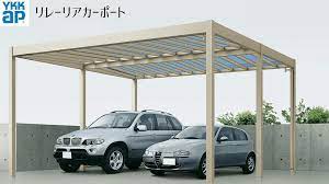 スキのない四角のスタイリッシュカーポート リレーリアカーポート カーポート エクステリア デザイン
