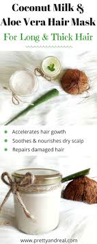 Homemade Coconut Milk Aloe Vera Hair Mask For Deep Conditioning Pretty And Real Aloe Vera Hair Mask Aloe Vera For Hair Hair Mask Here are the various ways of using coconut milk to prevent hair loss.
