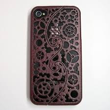 Ready To Ship Brown Red Iphone 4 4s 3d Printed Designer Steampunk Gear Case 3dprinting Design Iphone Case Design Prints