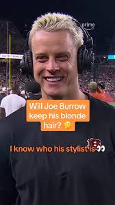 "I'm just gonna let it grow out at this point" 👀 #joeburrow #hairtok  #fashiontiktok #nfl #nfltiktok #bengals