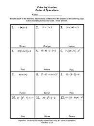 Telling sentences matching worksheet from asking and telling sentences, image source: Order Of Operations Color By Number Freebie Distance Learning Tpt