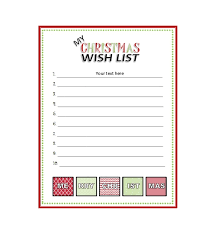 Maybe you would like to learn more about one of these? 43 Printable Christmas Wish List Templates Ideas Templatearchive