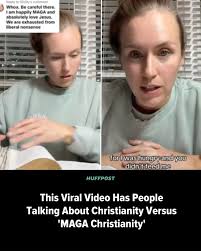 Made the Huffington Post 😳😬 Here's a link to the article if you want to  read it❤️  https://www.huffpost.com/entry/viral-video-on-maga-christianity_l_6851986ae4b0e5badb471565