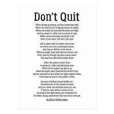 Don T Quit Powerful Motivational Poem Postcard Zazzle Com Motivational Poems Dont Quit Quotes Quitting Quotes