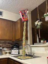 Thought I'd share mine that I did 💖 EDIT TO ADD HOW I DID IT: Hi everyone!  I taped small solo cups together, and then i hot glued the cereal on. My