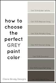 How To Choose The Perfect Grey Paint Color Claire Brody Grey Paint Colors Exterior Gray Paint Perfect Grey Paint