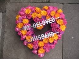 Solid double heart funeral flowers. Funeral Options Guide To Choosing Sympathy And Funeral Flowers