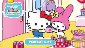 Kart racing game with hello kitty and associated characters. Hello Kitty And Friends Supercute Adventures The Perfect Gift New Animation Youtube