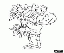 .dzień mamy, dzień matki, kolorowanka, kolorowanki, kolorowanki dla dzieci, kolorowanki do druku, kolorowanki do wydruku, kolorowanki online, malowanki, mama. Kolorowanki Dziecko Z Prezentem Dla Jego Matki Duzy Bukiet Kwiatow Halloween Coloring Pages Shark Coloring Pages Marvel Coloring